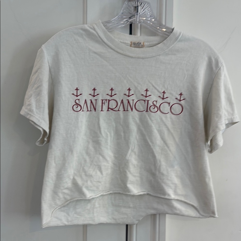 Brandy Melville Cream San Francisco Tee